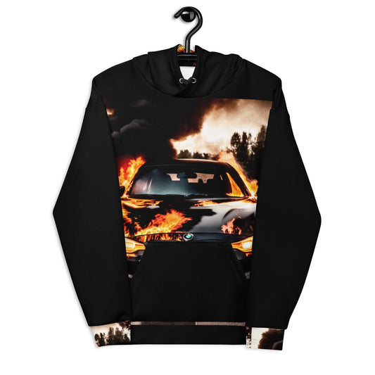 Car on fire *dtg) Unisex Hoodie