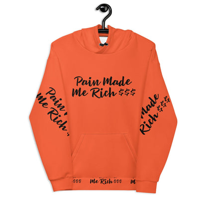 Pain made me rich (dtg)Unisex Hoodie