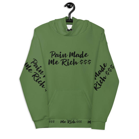 Pain made me rich (dtg) Unisex Hoodie