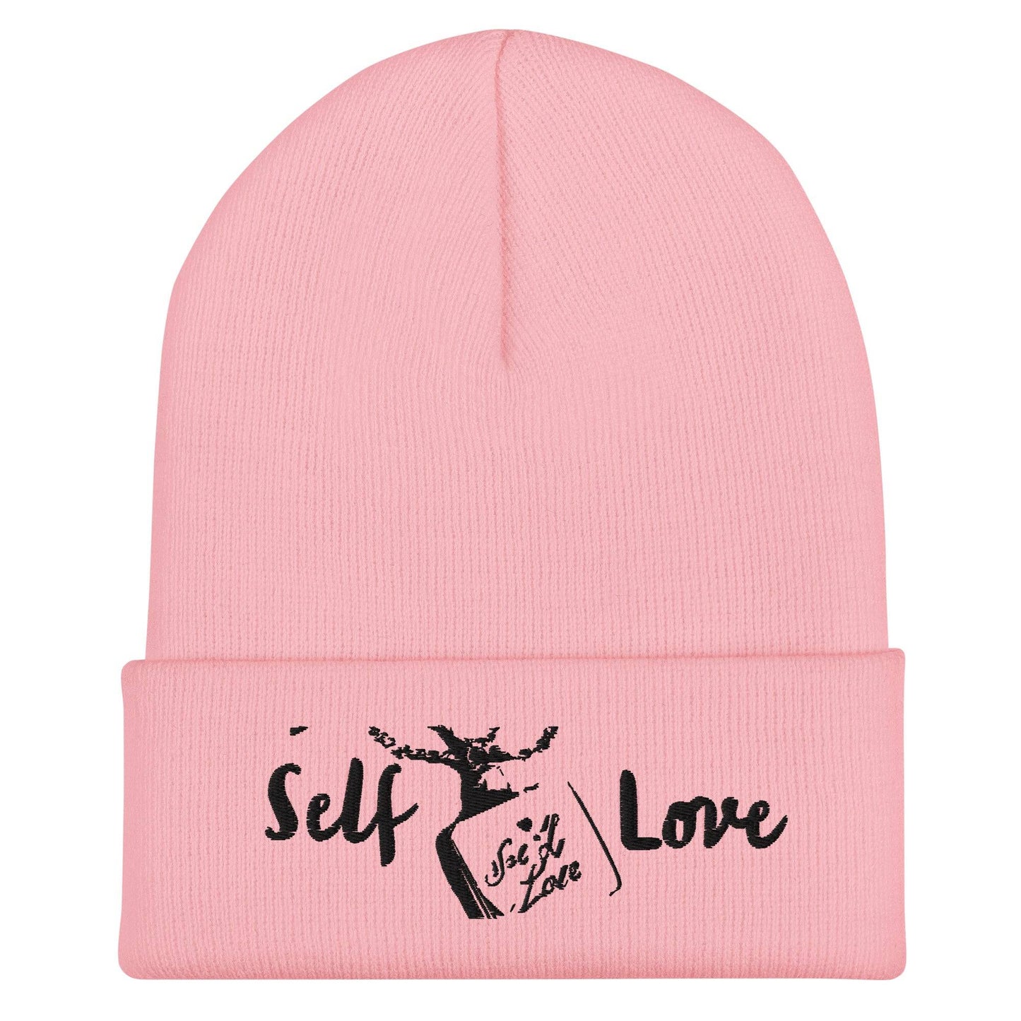 Self Love (embroidery) Cuffed Beanie