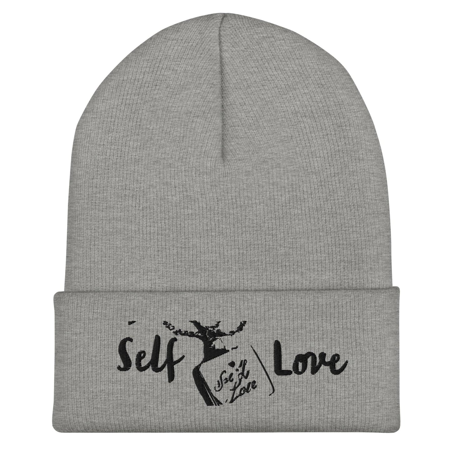 Self Love (embroidery) Cuffed Beanie