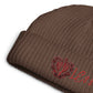 Heartle$$ (embroidery) Fisherman beanie